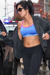 Padma Lakshmi - Heading to the Gym in New York City - November 2014