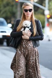 Paris Hilton Street Fashion - Shopping In Beverly Hills, November 2014