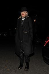 Rita Ora Night Out Style - Out in London, November 2014