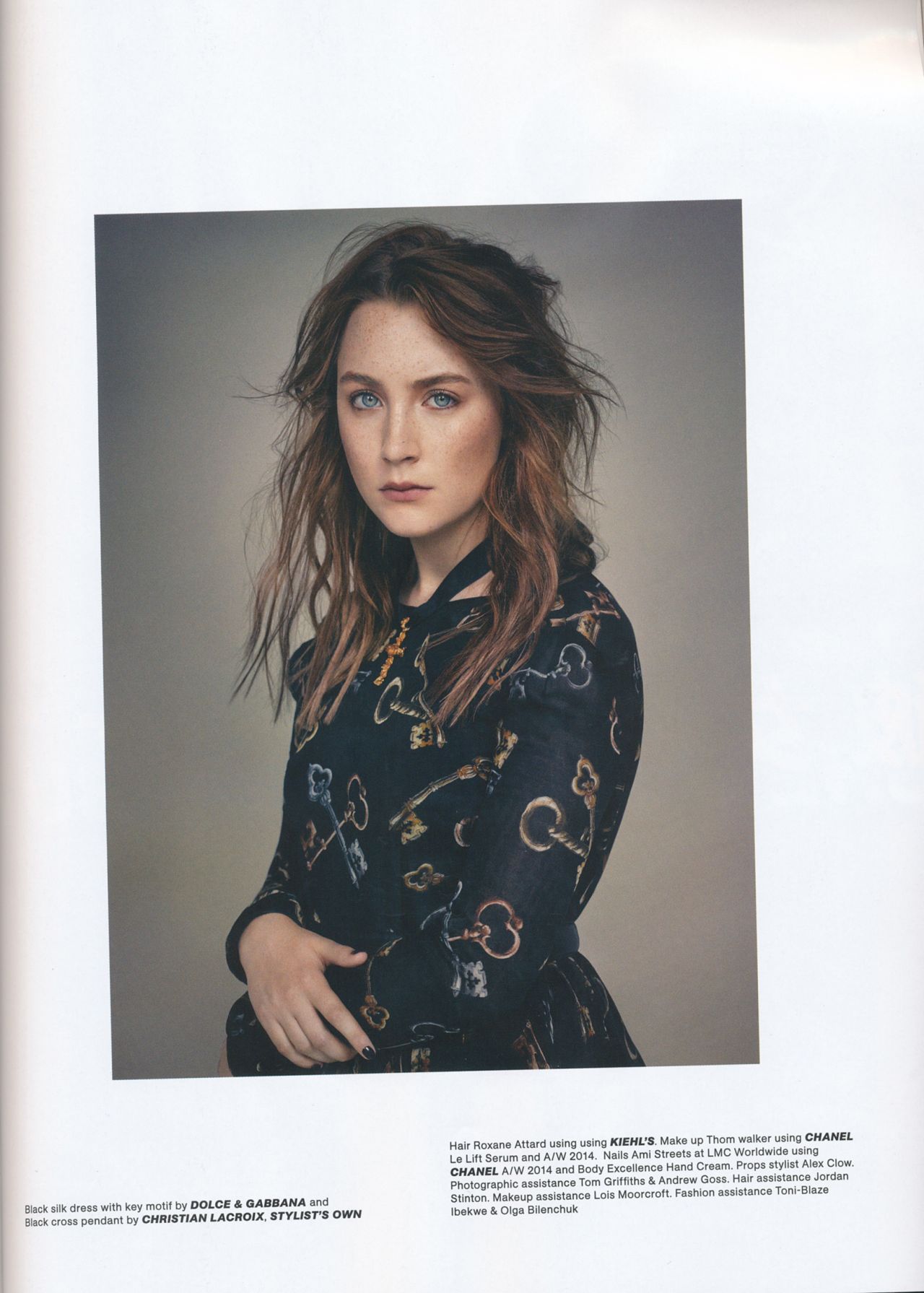 Saoirse Ronan - Wonderland Magazine September/October 2014 Cover & Photos