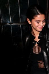 Selena Gomez Night Out Style - Leaving Il Cielo Restaurant in Beverly Hills - Nov. 2014