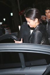 Selena Gomez Night Out Style - Leaving Il Cielo Restaurant in Beverly Hills - Nov. 2014