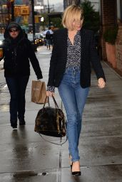 Sienna Miller Street Style - Out in Soho, New York City - November 2014