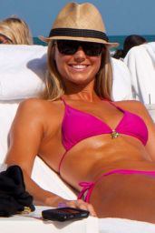 Stacy Keibler Bikini Candids - Miami 2014