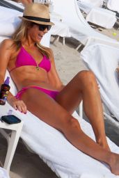 Stacy Keibler Bikini Candids - Miami 2014