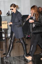 Stana Katic Style - Leaving The View in New York City - November 2014