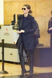 Stana Katic Style - Leaving The View in New York City - November 2014