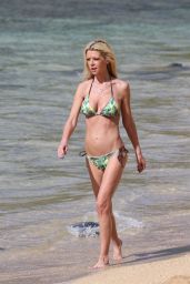 Tara Reid Shows Off Her Bikini Body - at a Beach in Hawaii - November 2014