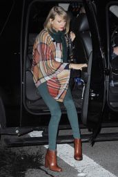 Taylor Swift Style - Leaving & Returning to Her Apartment in New York City - November 2014