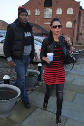 Tulisa Contostavlos Street Style - Out in Manchester - November 2014