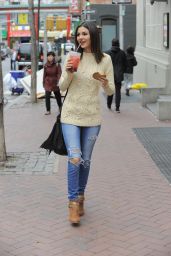 Victoria Justice in Ripped Jeans - Out in Brooklyn, November 2014