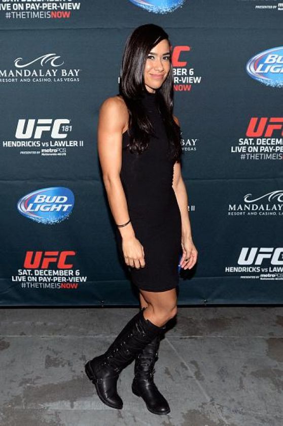 AJ Lee - UFC 181 in Las Vegas - December 2014