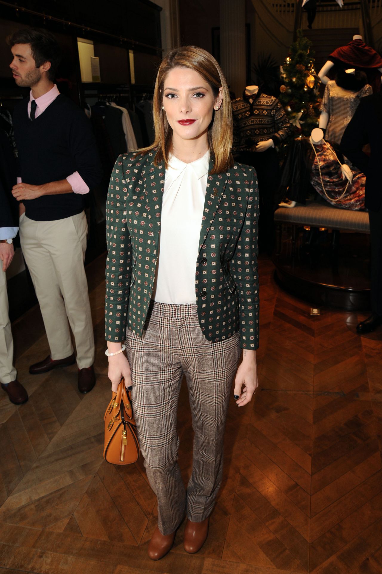 Ashley Greene - At the Brooks Brothers Holiday Celebration with St ...