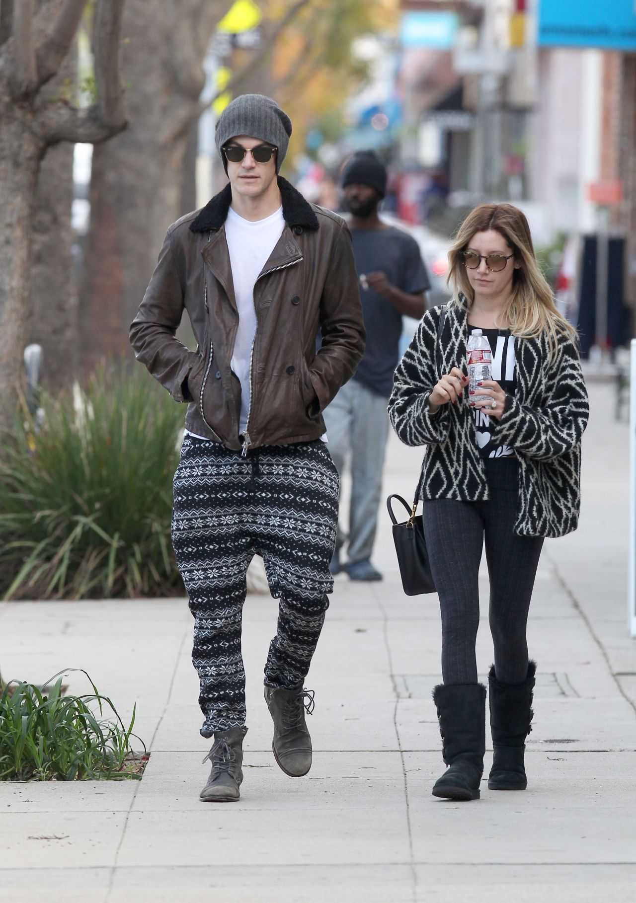 Ashley Tisdale and Christopher French - Out in Studio City, December ...