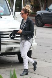 Ashley Tisdale Street Style - Shopping and Getting Some Food in West Hollywood - Dec. 2014