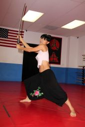 Bai Ling - Martial Arts Training in Los Angeles - December 2014