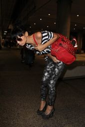 Bai Ling Style - at LAX Airport, December 2014