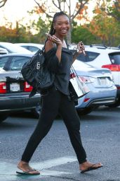 Brandy Norwood - Out Shopping in Los Angeles - December 2014