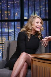 Cameron Diaz Appeared on Late Night With Seth Meyers - December 2014