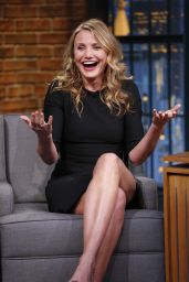Cameron Diaz Appeared on Late Night With Seth Meyers - December 2014