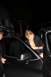 Charlize Theron Night Out Style - Leaving Mr. Chows in Los Angeles - Dec. 2014