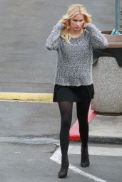 Claire Holt Shows Off Her Perfect Legs - at Whole Foods in West Hollywood, Dec. 2014