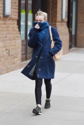 Dakota Fanning Style - Out in New York City, December 2014