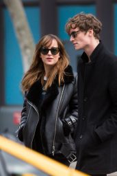 Dakota Johnson and Boyfriend Matthew Hitt  - La Colombe Cafe in New York, Dec. 2014
