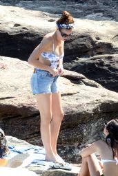 Demi Harman in a Swimsuit at a Beach in Sydney - November 2014