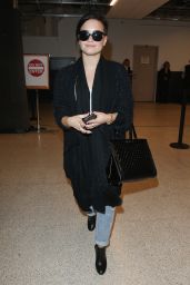 Demi Lovato - at LAX Airport, November 2014