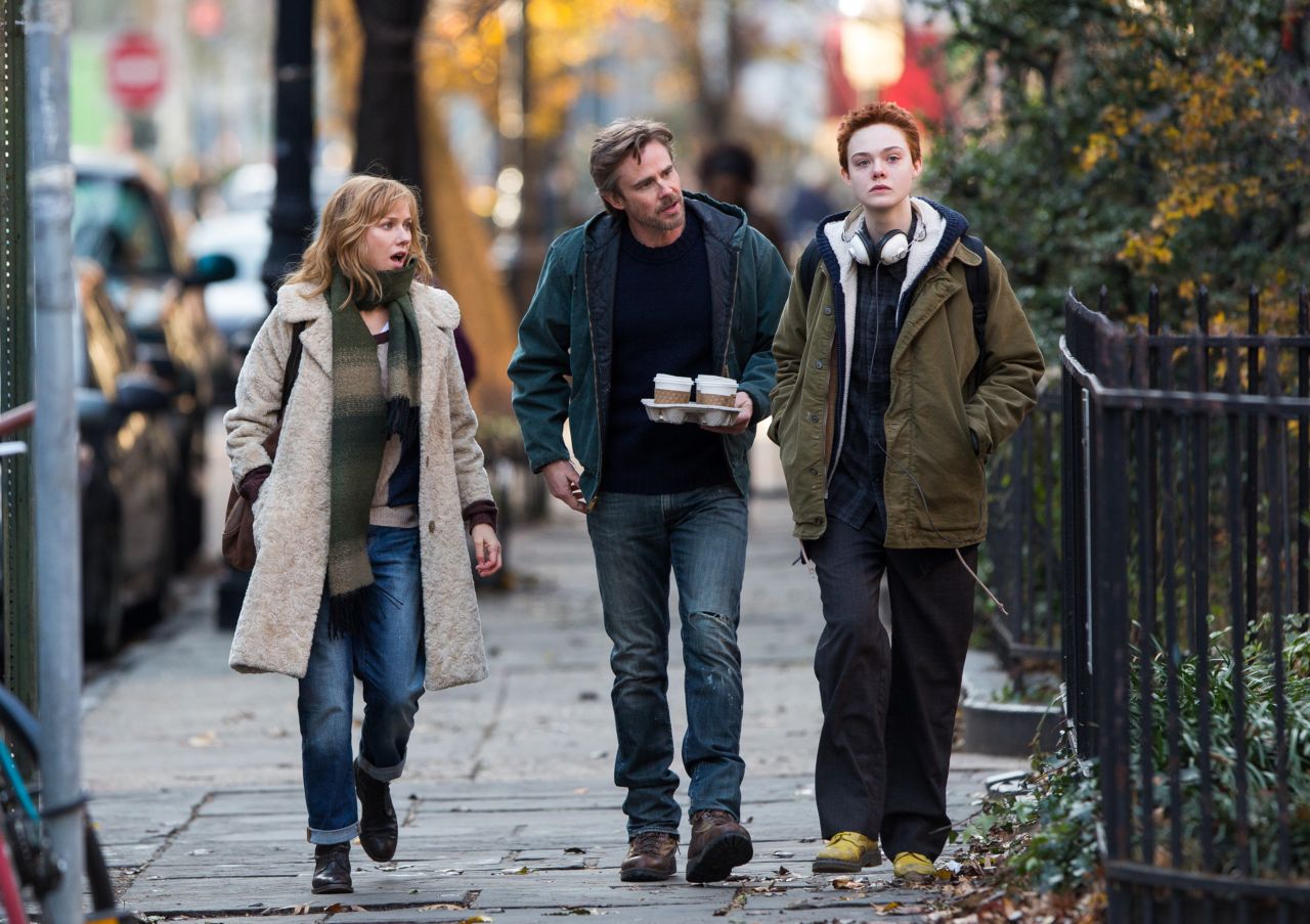 Elle Fanning on the Set of 'Three Generations' in New York City ...