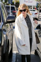 Emma Roberts Filling Up Her Car At A Local Gas Station  - Hollywood, December 2014