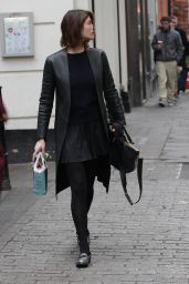Gemma Arterton - Arrives to the Adelphi Theatre in London - December 2014