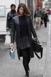 Gemma Arterton - Arrives to the Adelphi Theatre in London - December 2014