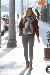 Hilary Duff Street Style - Out in Beverly Hills, December 2014