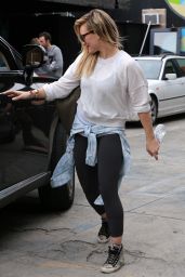 Hilary Duff - The Sweat Spot Dance Studio, December 2014