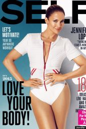 Jennifer Lopez in Bodysuit - Self Magazine January 2015 Issue