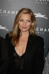 Kate Moss – ‘Longchamp’ Elysees Lights on Party Photocall in Paris, France, Dec. 2014