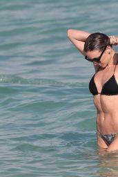 Katie Cassidy Bikini Candids - at a beach in Miami, December 2014