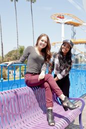 Kelli Berglund & China Anne McClain - Photoshoot for Bop and Tiger Beat - Knott