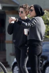 Kristen Stewart Casual Style - Out With a Friend in Los Angeles, December 2014