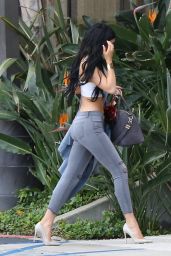 Kylie Jenner in Skinny Jeans - Arriving at Jenner Communications in Woodland Hills - Dec. 2014
