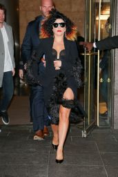 Lady Gaga Fashoun - Out in New York City, December 2014