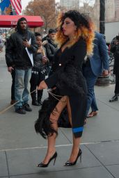 Lady Gaga Fashoun - Out in New York City, December 2014