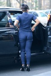 Lady Gaga Street Fashion - Heading to Yoga Class in New York City - November 2014