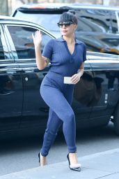 Lady Gaga Street Fashion - Heading to Yoga Class in New York City - November 2014