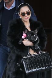 Lady Gaga Style - Leaving Her Apartment in New York City, Dec. 2014