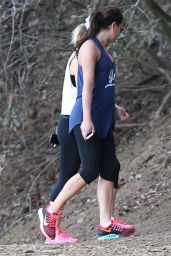 Lea Michele - Hiking in Studio City - December 2014
