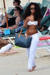 Leigh-Anne Pinnock Bikini Candids - Barbados, December 2014