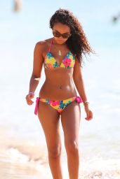 Leigh-Anne Pinnock Bikini Pics - Beach in Barbados, Dec. 2014